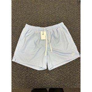 Nike Shorts Men's XXL Sportswear Woven Casual Lifestyle Gym Flow Lined Blue